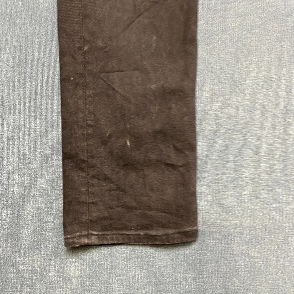 Allsaints Cigarette Jeans 36W Black Denim Cotton Skinny Leg 5 Pockets Dark Wash